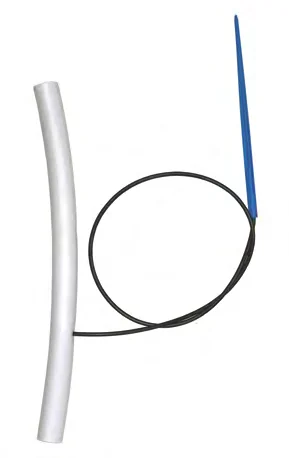 Capillaires assemblés + Capilfix plastique 0,8x3,2x70cm - pic 17cm (x100)